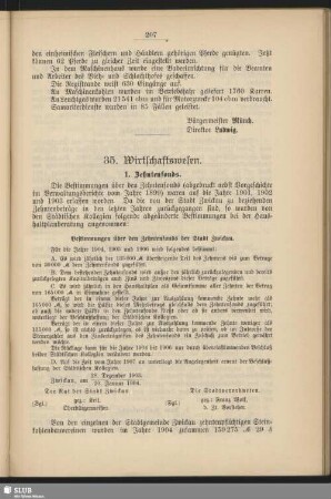35. Wirtschaftswesen