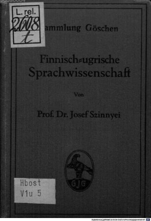 Finnisch-ugrische Sprachwissenschaft