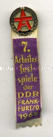 Arbeiterfestspiele der DDR, 7., Frankfurt/Oder