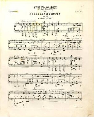 Friedrich Chopin's Werke. 5, Polonaisen für das Pianoforte