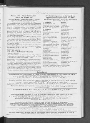 Ihre Ansprechpartner im Vorstand des Eppendorfer Bürgervereins von 1875