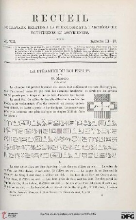 8: La pyramide du roi Pepi Ier, [3]