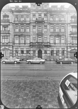 Dresden-Neustadt, Bischofsweg 30. Wohnhaus (um 1895). Straßenfront