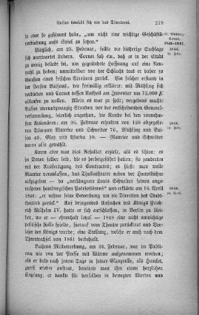 Baison bewirbt sich um das Directorat.