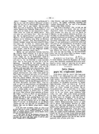 Jules Simon gegen die religionslose Schule