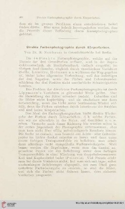 16: Direkte Farbenphotographie durch Körperfarben