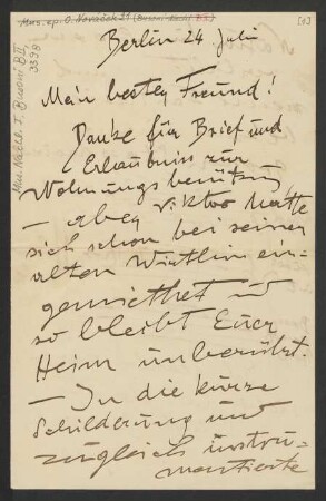 Brief an Ferruccio Busoni, 24.07.1896