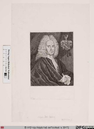 Bildnis Sigmund Jacob Apin(us)