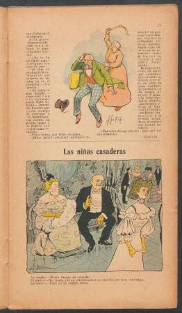 Las niñas casaderas - [Viñeta cómica]