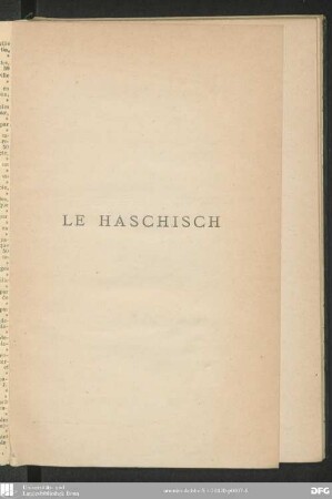 Le Haschisch : comédie en un acte et en prose ; représentée pour la première fois, à Paris, sur le théâtre de l'Odéon, le 3 octobre 1873
