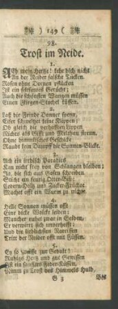 98. Trost im Neide