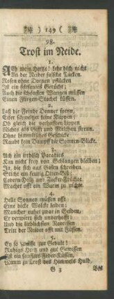 98. Trost im Neide