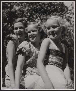 Gruppenfoto von drei Mädchen