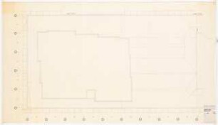 Physikalische Institute der Universität Köln: Hörsaal Grundriss Dachaufsicht, 1:50