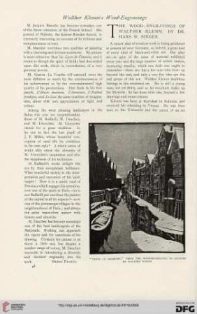 53: The wood engravings of Walther Klemm