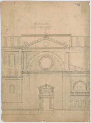 Thiersch, August ; München - Schwabing; Kath. Pfarrkirche St. Ursula - Teilansicht