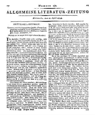 1798: Allgemeine Literatur-Zeitung