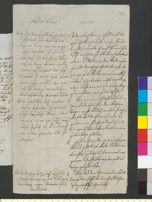 Brief von Goethe, August von an Goethe, Johann Wolfgang von