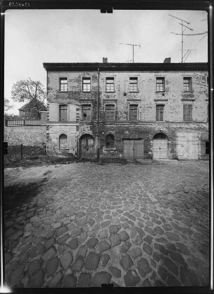 Altenburg, Pauritzer Straße. Ehem. Fabrikgebäude. Hofansicht