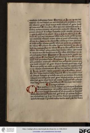Circa quartum dubium scilciet an principes seculares vel communitates vel consilia civitatum possint Iudeis dare licentiam fenerandi vel cum eis pacisci ut fenerentur...