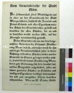Verordnung des Gemeinderates der Stadt Wien über Schutz von Gebäuden und Eigentum