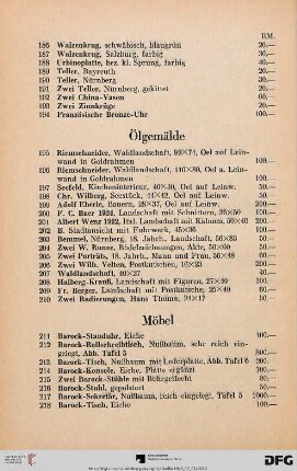 Möbel (Nr. 211-226)