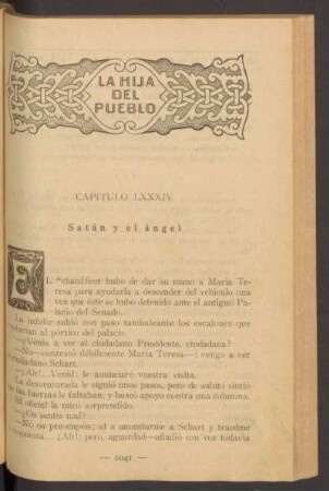 Capítulo LXXXIV - Satán y el ángel
