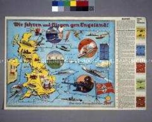 Spielplan "Wir fahren und fliegen gen Engeland!"