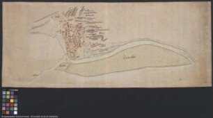 Grundriss der Stadt und des Schlosses Pretzsch