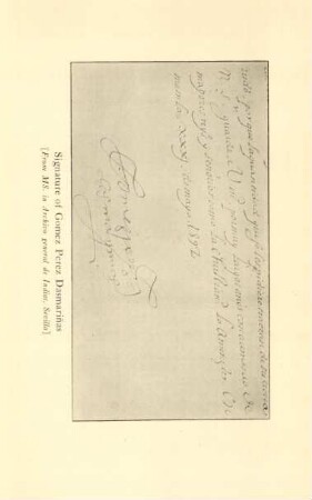 Signature of Gomez Perez Dasmarinas