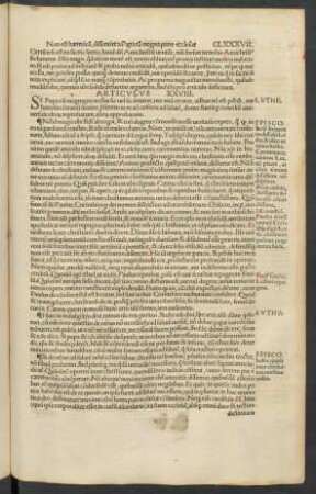 Articulus XXVIII.