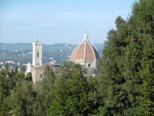 Florenz: Stadtansicht vom Boboli-Garten (Giardino di Boboli)