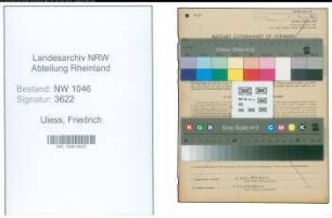 Entnazifizierung Friedrich Uiess , geb. 08.08.1898 (Lehrer)