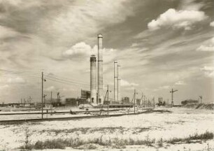 Lübbenau, Großkraftwerk im Bau