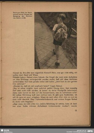 Die Bewegung, der Rhythmus des Gehens