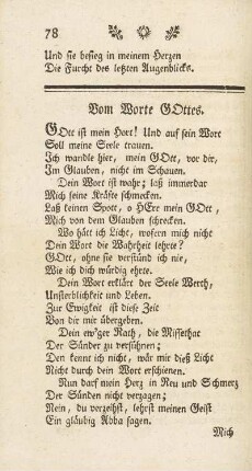 Vom Worte Gottes