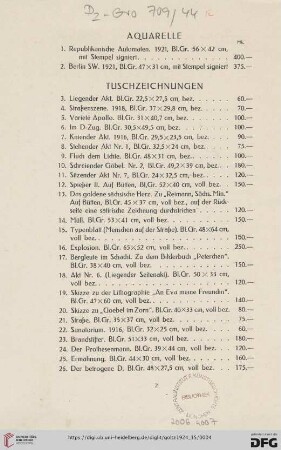 Tuschzeichnungen (Nr.3-44)