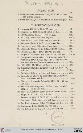 Tuschzeichnungen (Nr.3-44)
