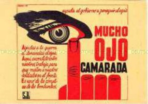 Republikanische Postkarte aus dem Spanischen Bürgerkrieg