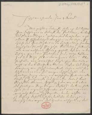Brief an Friedrich Wilhelm Jähns : 09.04.1876