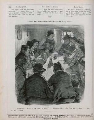 "Aus einer Gemeinde-Versammlung"
