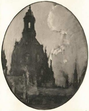 Frauenkirche : Frauenkirche. Gemälde (vor 1915; G. Kühl)
