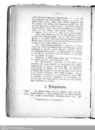 I. Polizeiverfassung