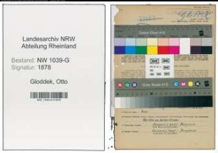 Entnazifizierung Otto Gloddek , geb. 10.04.1898 (Lehrer)