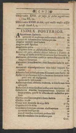 Index Posterior