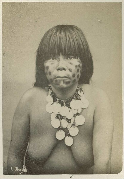 Portrait of a Cashibo woman