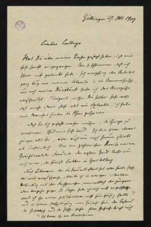 Brief 39: 27.10.1908