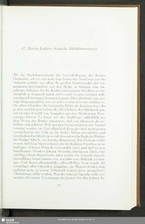 17. Martin Luthers deutsche Bibelübersetzung