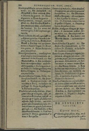 De Generibus Piscium. Caput XXIV