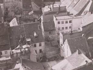 Bautzen, Altstadt, Dachgärten. Blick vom Turm der Petrikirche